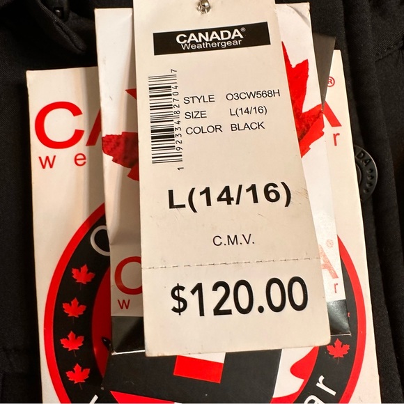 Canada Weathergear Black Coat. - Picture 8 of 16
